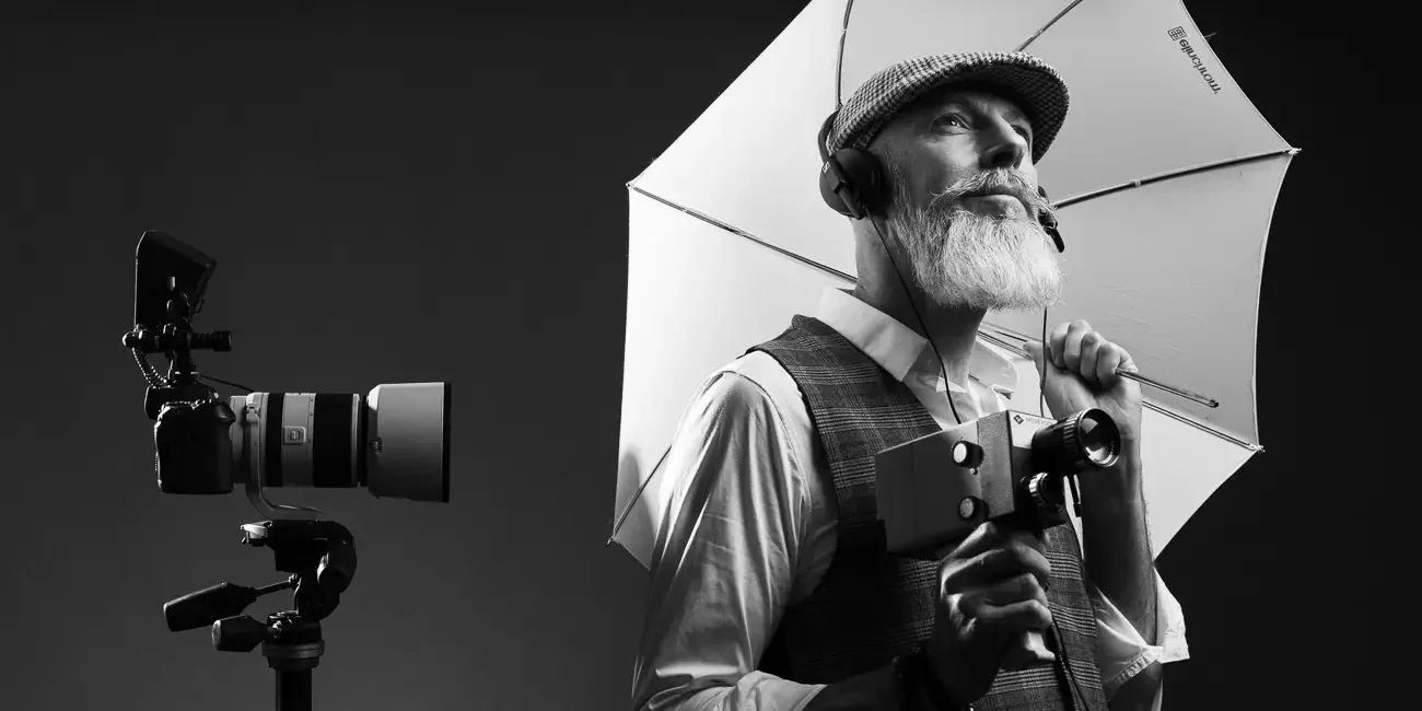 parapluie photographe gérer la lumière avec un parapluie